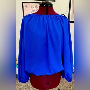 Vibrant Blue Blouse